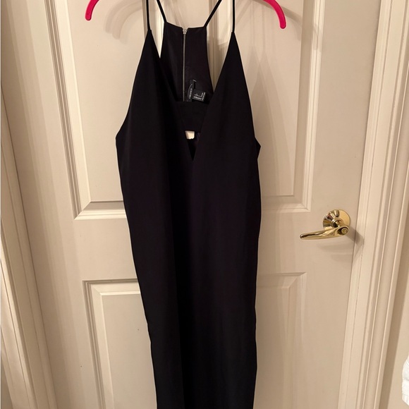 Forever 21 Black Slip Dress with Halter Neckline for Cocktail - Picture 2 of 7